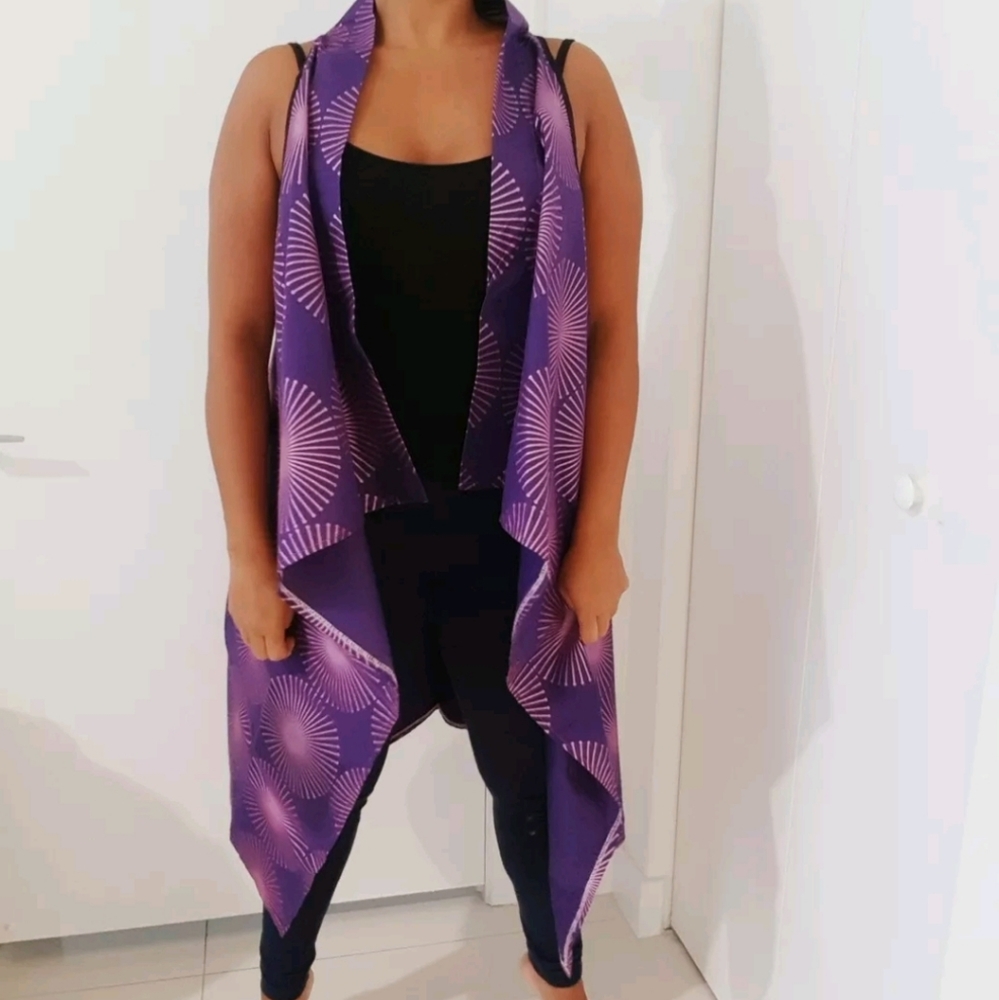 Brazilian AFRICAN Vest - Designed in Brazil - Fabr